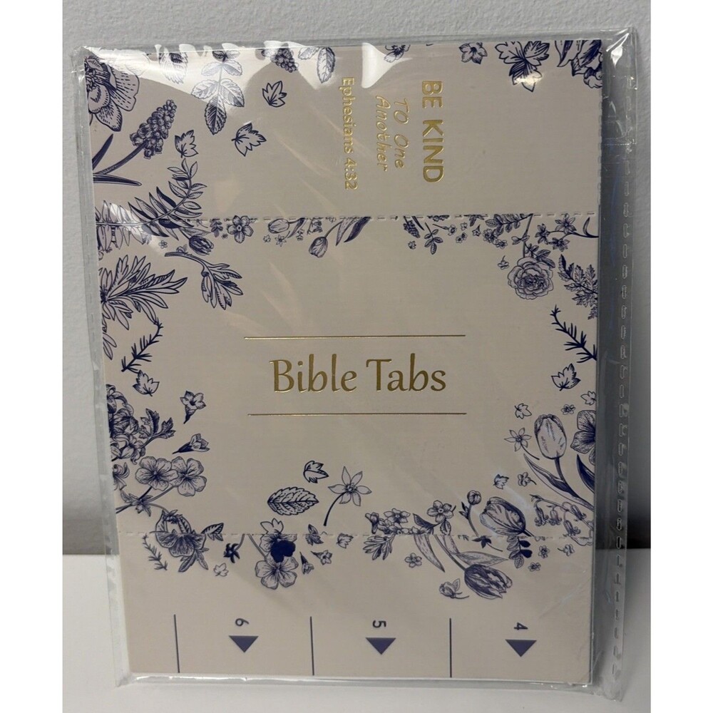 72 Laminated Bible Index Tabs With Perforated Scripture Cards~BRAND NEW!